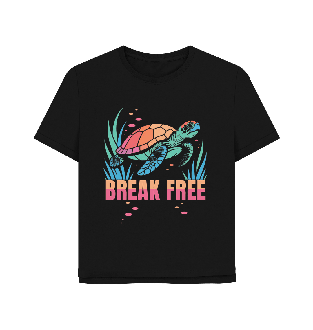 The Turtle's Wish Women's Relax Fit Organic T-shirt - Loom & Sprout