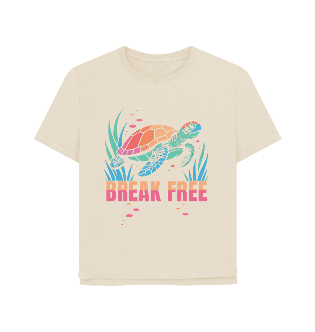The Turtle's Wish Women's Relax Fit Organic T-shirt - Loom & Sprout