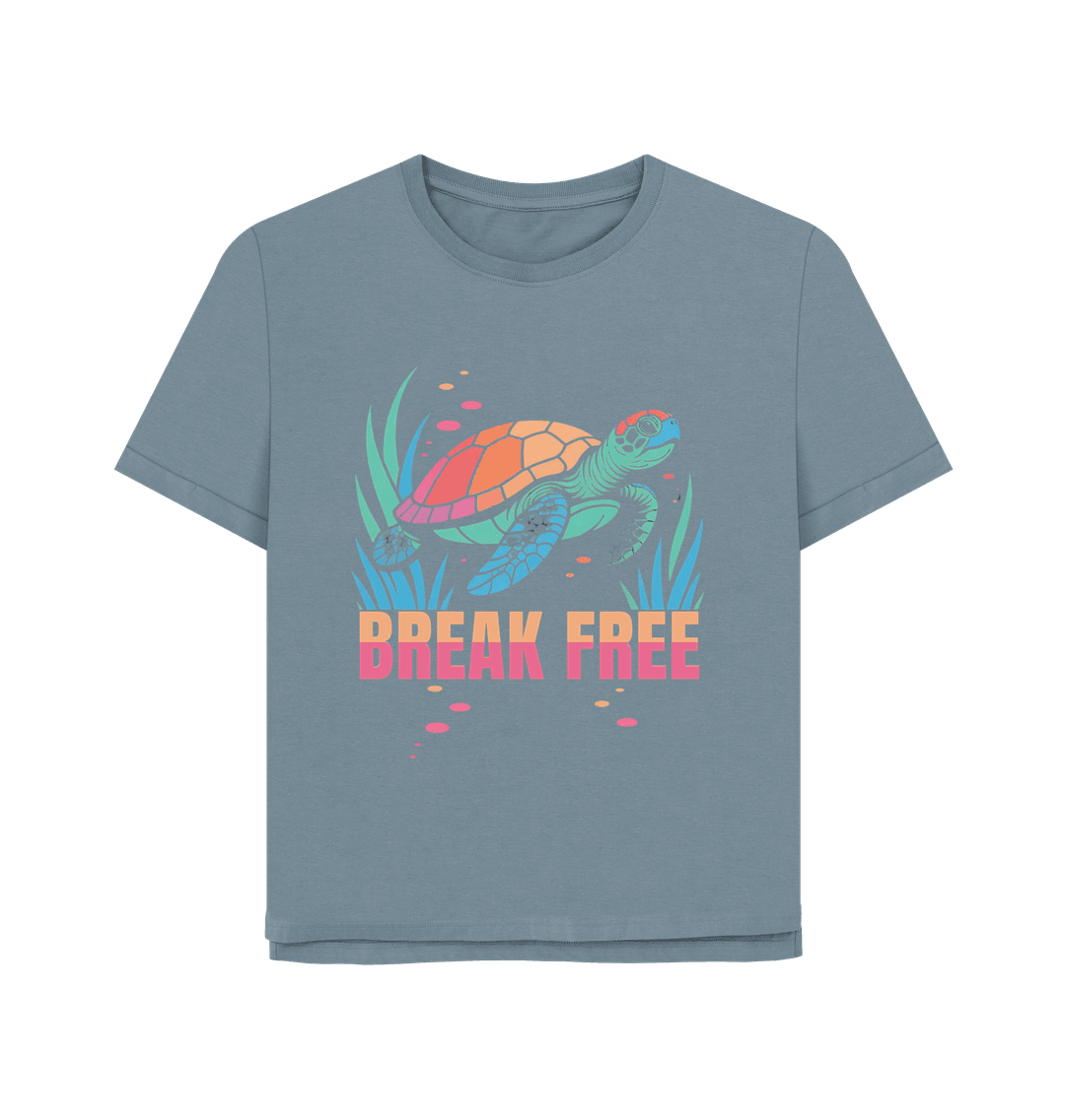 The Turtle's Wish Women's Relax Fit Organic T-shirt - Loom & Sprout