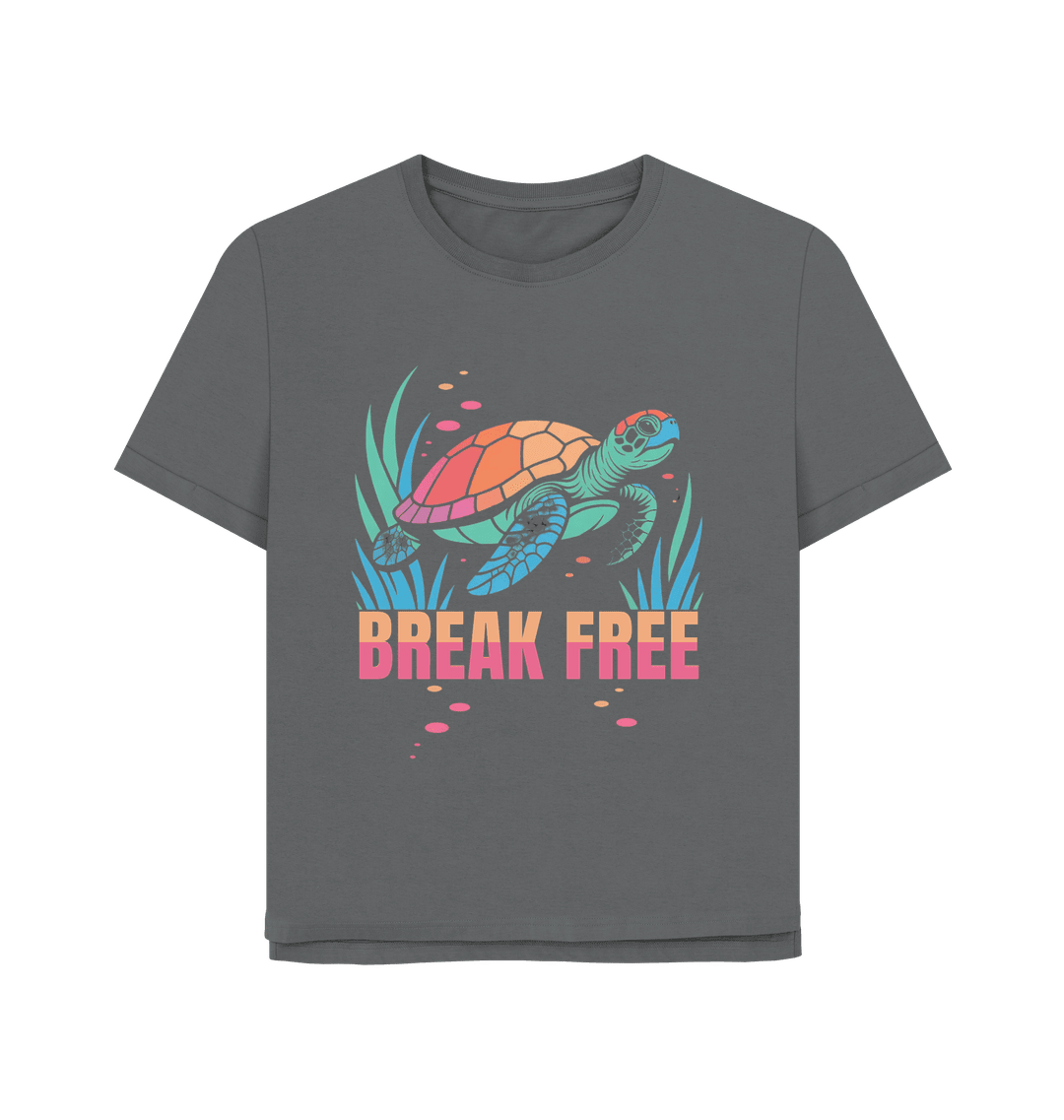 The Turtle's Wish Women's Relax Fit Organic T-shirt - Loom & Sprout