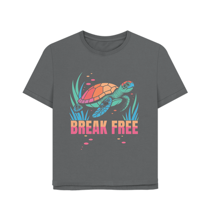 The Turtle's Wish Women's Relax Fit Organic T-shirt - Loom & Sprout