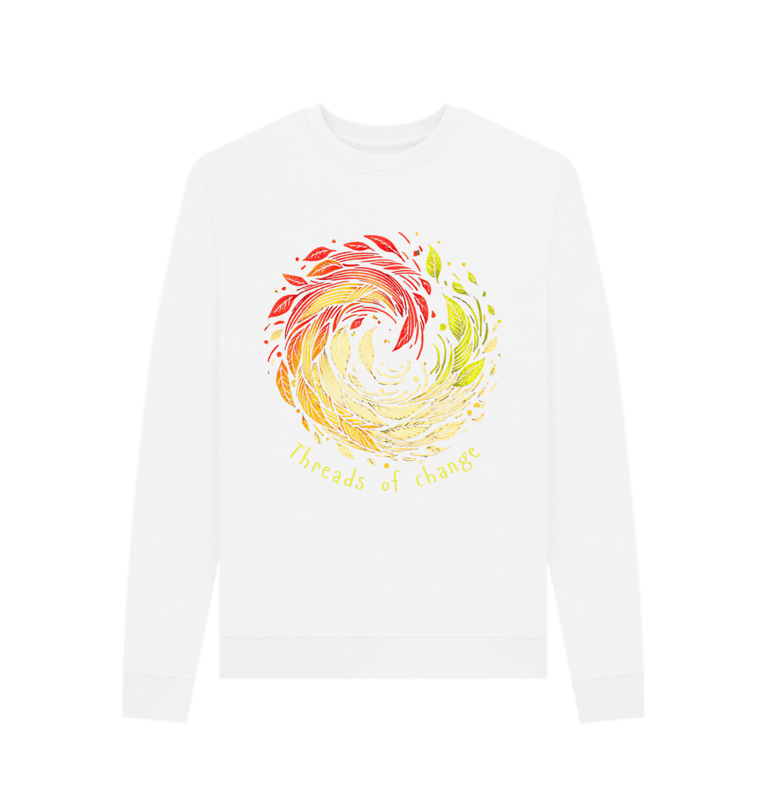 Threads of Change Women's Crewneck Organic Jumper - Loom & Sprout