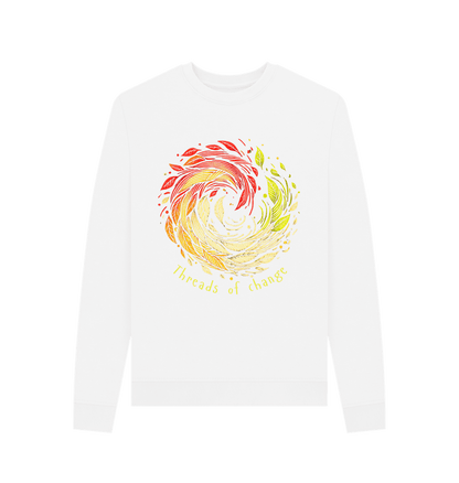 Threads of Change Women's Crewneck Organic Jumper - Loom & Sprout
