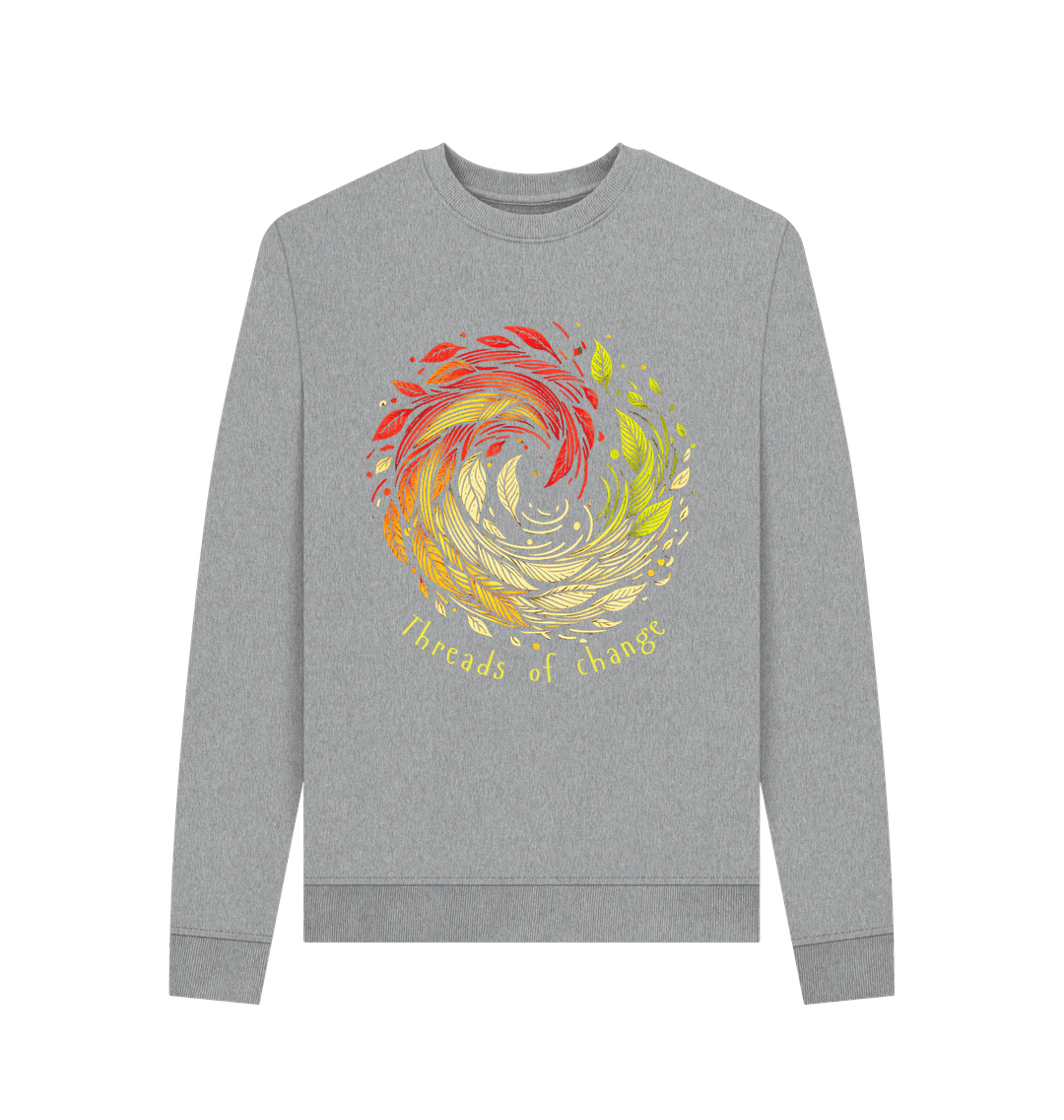 Threads of Change Women's Crewneck Organic Jumper - Loom & Sprout