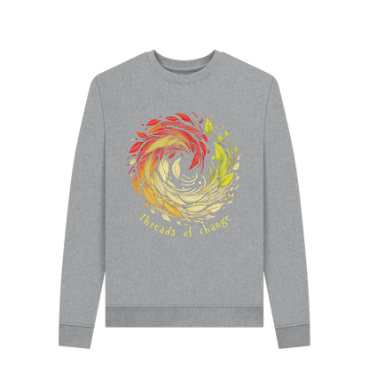 Threads of Change Women's Crewneck Organic Jumper - Loom & Sprout
