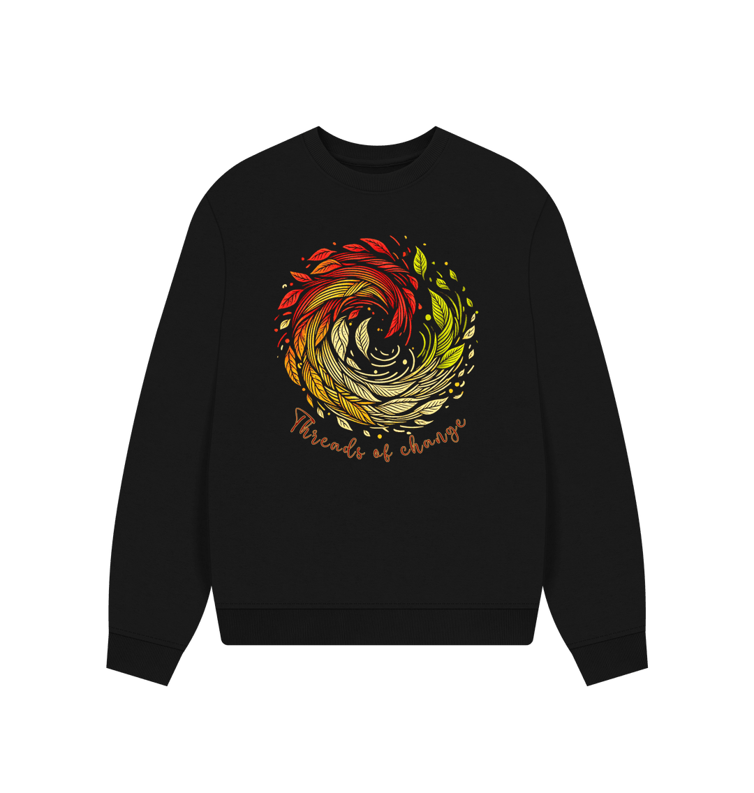 Threads of Change Women's Oversized Fit Organic Jumpers - Loom & Sprout