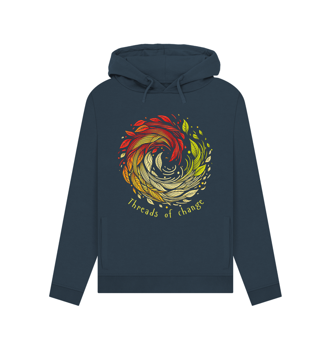 Threads of Change Women's Pullover Organic Hoodie - Loom & Sprout