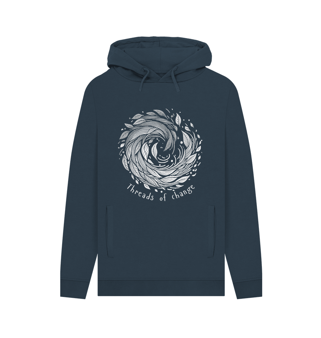 Threads of Changes Men's Pullover Organic Hoodie - Loom & Sprout