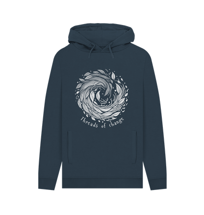 Threads of Changes Men's Pullover Organic Hoodie - Loom & Sprout
