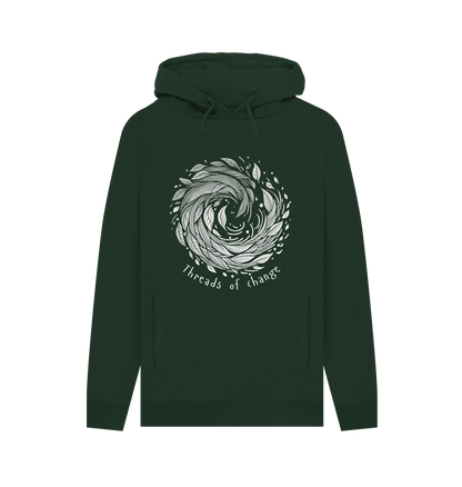 Threads of Changes Men's Pullover Organic Hoodie - Loom & Sprout
