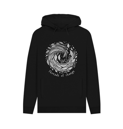 Threads of Changes Men's Pullover Organic Hoodie - Loom & Sprout