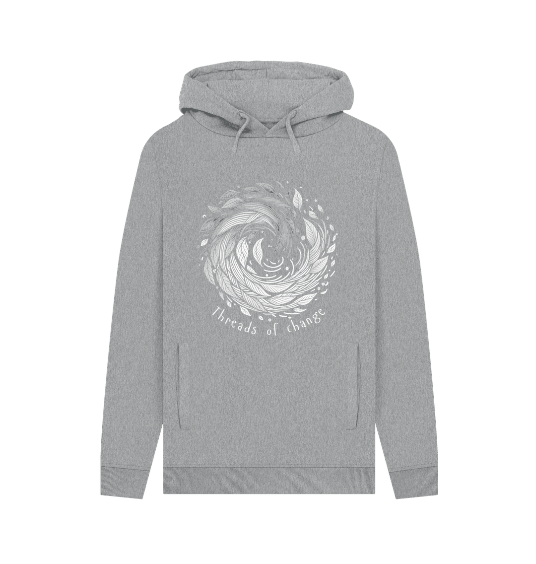 Threads of Changes Men's Pullover Organic Hoodie - Loom & Sprout