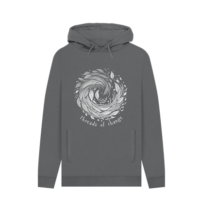 Threads of Changes Men's Pullover Organic Hoodie - Loom & Sprout