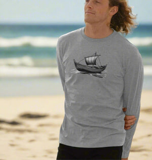 Timeless Voyage Men's Long Sleeve Organic T-Shirts - Loom & Sprout