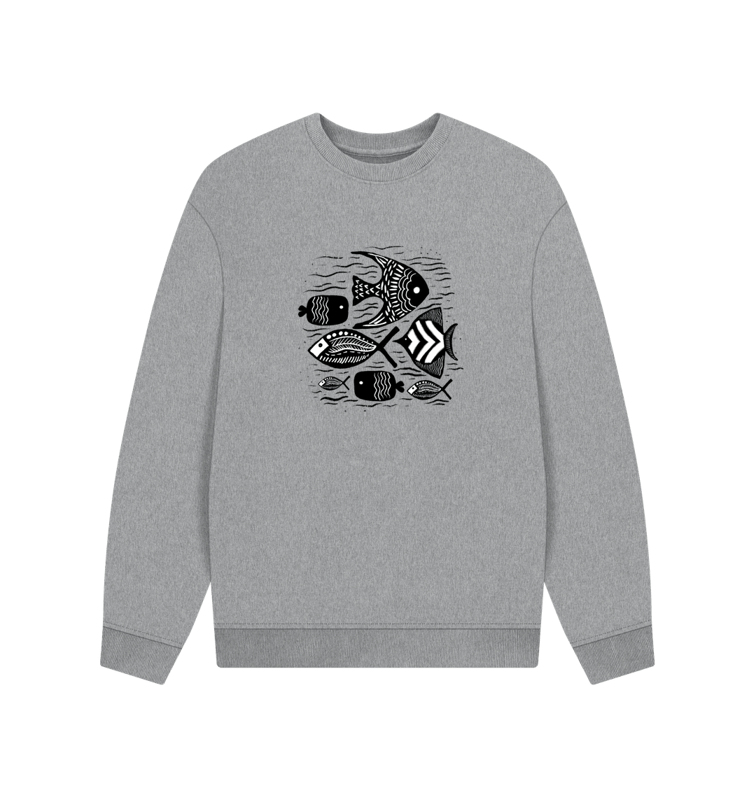Tribal Waters Men's Oversized Organic Sweatshirt - Loom & Sprout