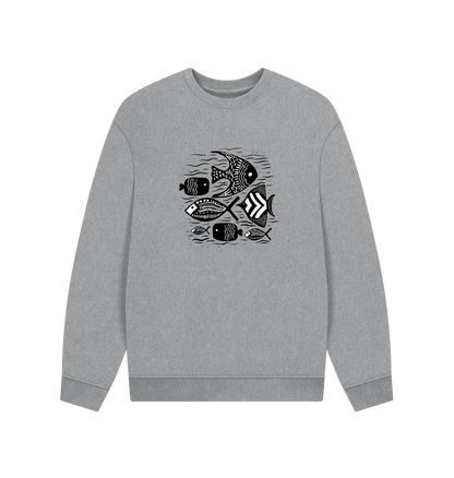 Tribal Waters Men's Oversized Organic Sweatshirt - Loom & Sprout