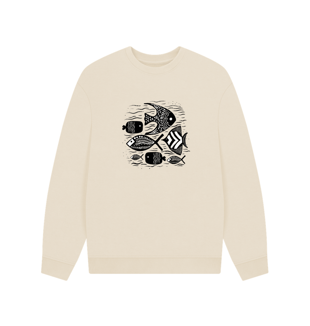 Tribal Waters Men's Oversized Organic Sweatshirt - Loom & Sprout