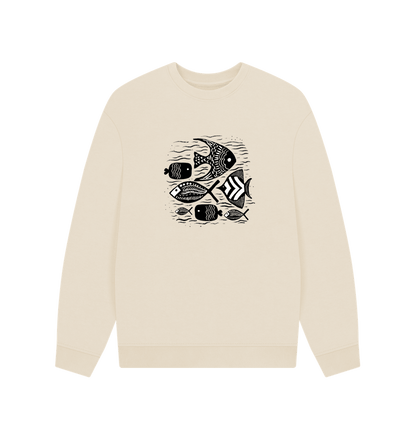 Tribal Waters Men's Oversized Organic Sweatshirt - Loom & Sprout