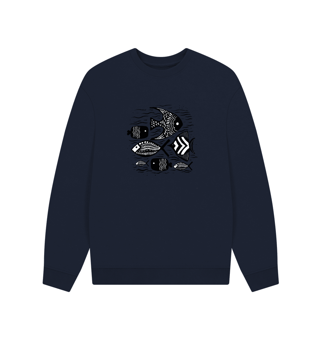 Tribal Waters Men's Oversized Organic Sweatshirt - Loom & Sprout