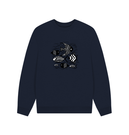 Tribal Waters Men's Oversized Organic Sweatshirt - Loom & Sprout
