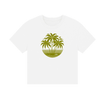 Tropical Sunset Women's Boxy Fit Organic T-Shirts - Loom & Sprout