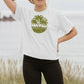 Tropical Sunset Women's Boxy Fit Organic T-Shirts - Loom & Sprout