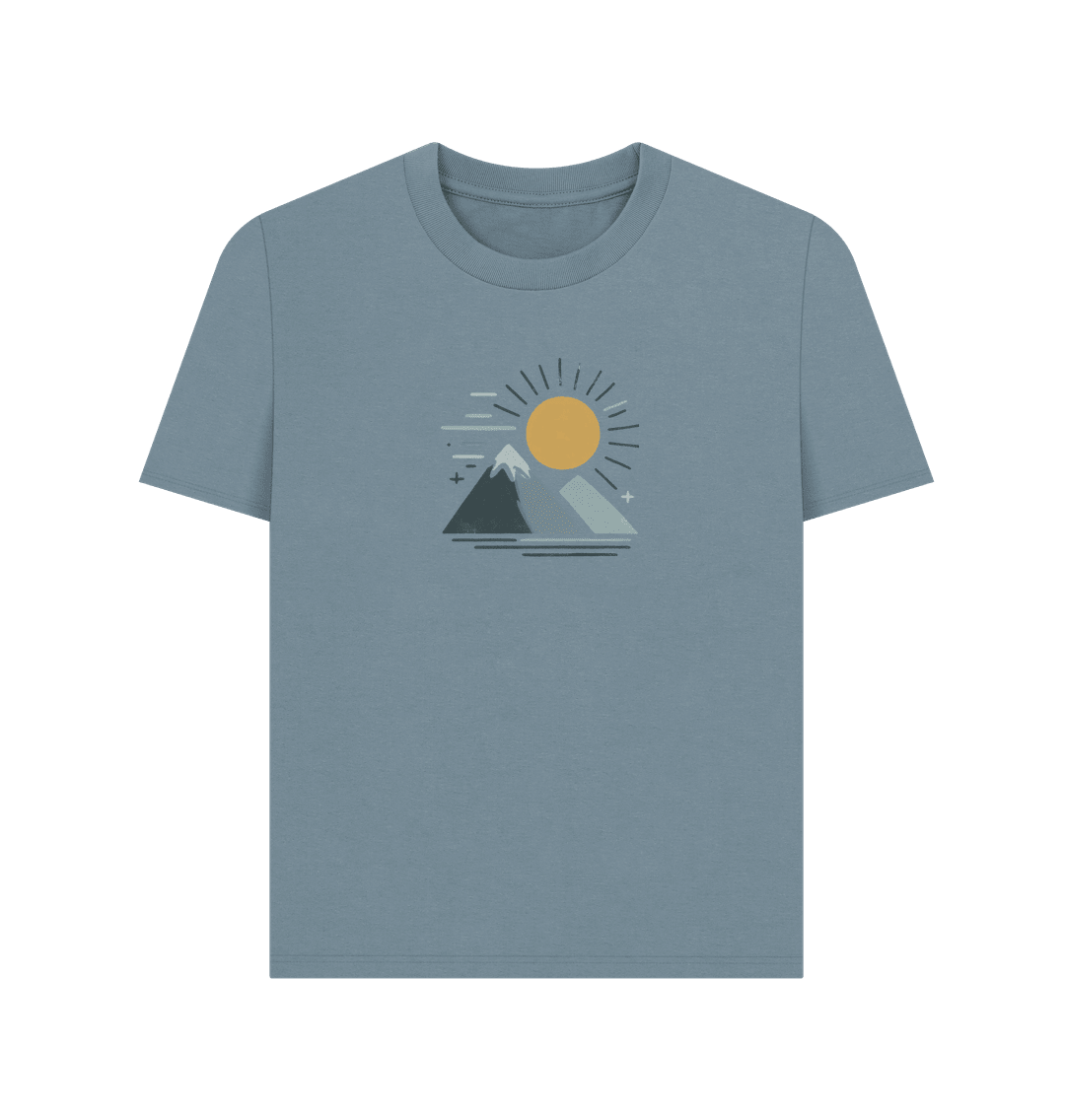 Twin Peaks Sunrise Women's Organic T-Shirt - Loom & Sprout