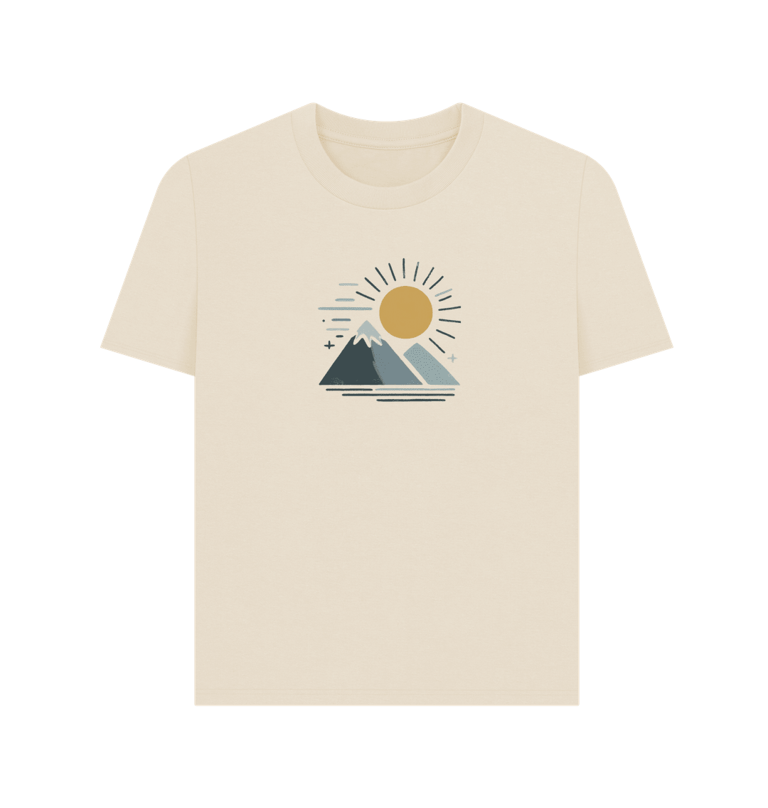 Twin Peaks Sunrise Women's Organic T-Shirt - Loom & Sprout