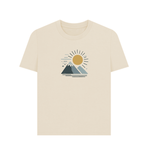 Twin Peaks Sunrise Women's Organic T-Shirt - Loom & Sprout