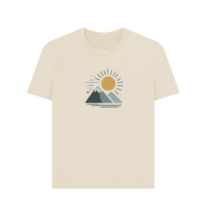Twin Peaks Sunrise Women's Organic T-Shirt - Loom & Sprout