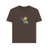 Twin Peaks Sunrise Women's Organic T-Shirt - Chocolate
