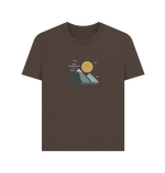 Twin Peaks Sunrise Women's Organic T-Shirt - Loom & Sprout