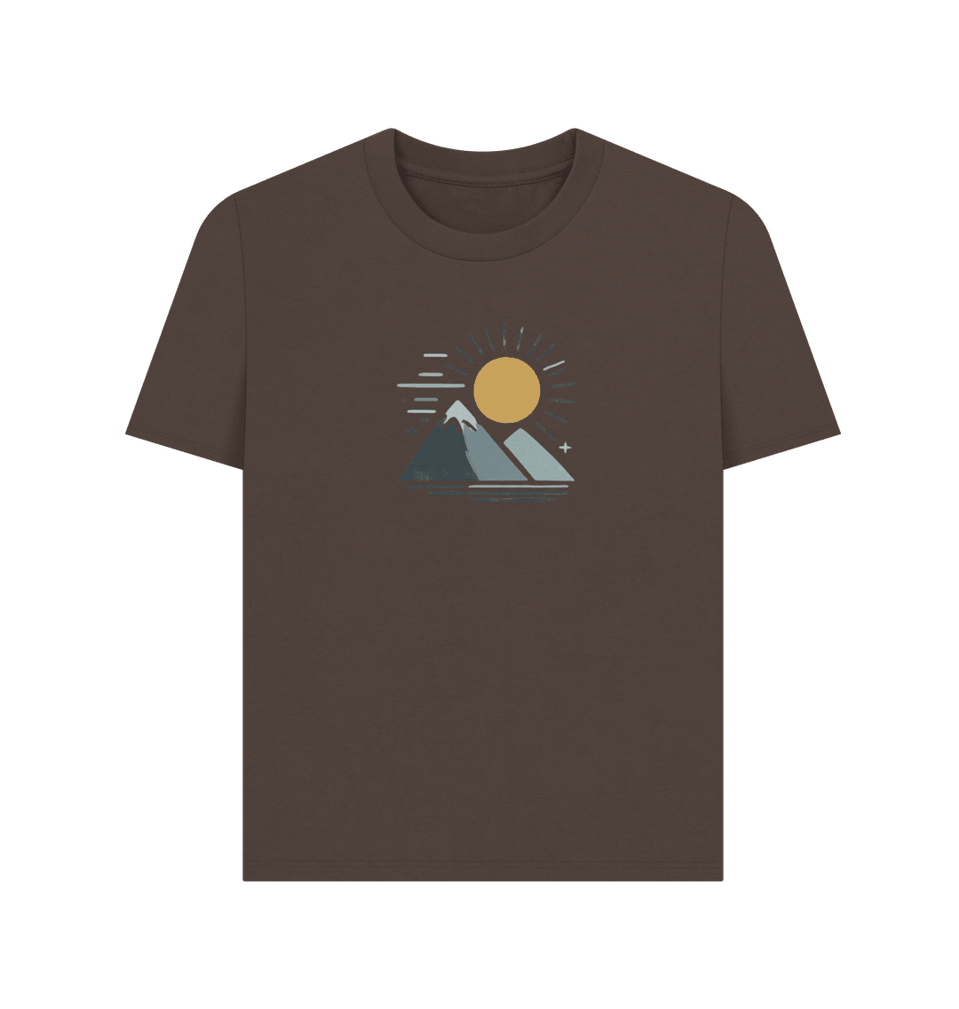 Twin Peaks Sunrise Women's Organic T-Shirt - Loom & Sprout