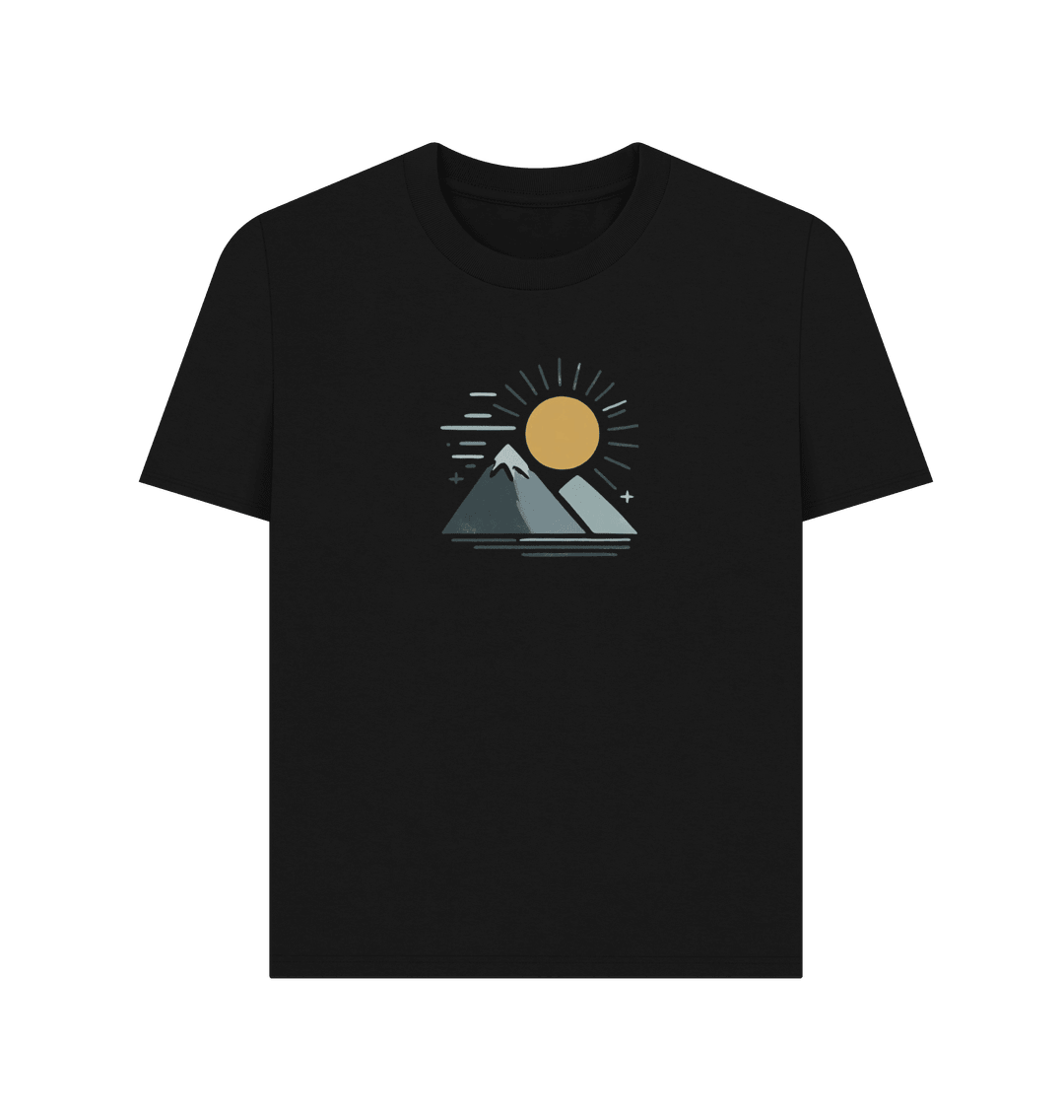 Twin Peaks Sunrise Women's Organic T-Shirt - Loom & Sprout