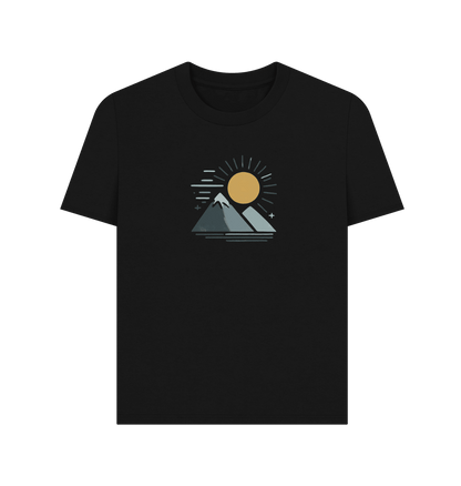 Twin Peaks Sunrise Women's Organic T-Shirt - Loom & Sprout