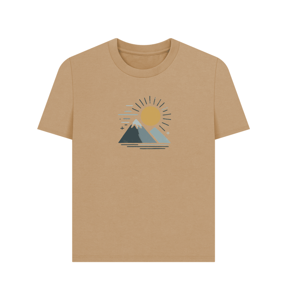 Twin Peaks Sunrise Women's Organic T-Shirt - Loom & Sprout