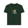 Twin Peaks Sunrise Women's Organic T-Shirt - Evergreen