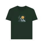 Twin Peaks Sunrise Women's Organic T-Shirt - Loom & Sprout