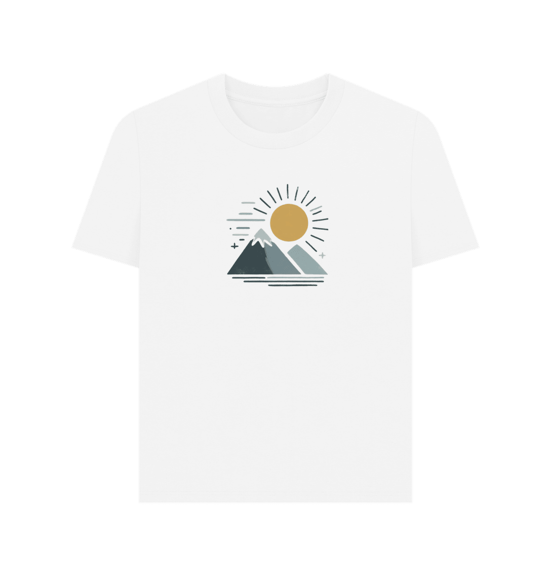 Twin Peaks Sunrise Women's Organic T-Shirt - Loom & Sprout