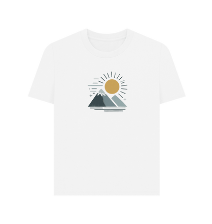 Twin Peaks Sunrise Women's Organic T-Shirt - Loom & Sprout