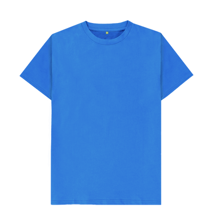 Bright Blue Men's Organic T-Shirts