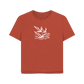 Waves and Wings Women's Relaxed Fit Organic T-shirts - Loom & Sprout