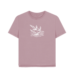 Waves and Wings Women's Relaxed Fit Organic T-shirts - Loom & Sprout