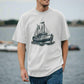 Sailing Boat Men's Oversized Organic T-Shirts