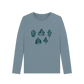 Whisper of Leaves Women's Long Sleeve Organic T-Shirt - Loom & Sprout