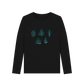 Whisper of Leaves Women's Long Sleeve Organic T-Shirt - Loom & Sprout