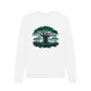 White Printed Sweater