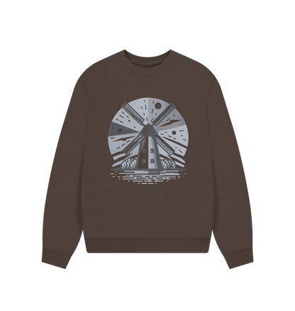 Windmill Women's Oversized Fit Organic Sweatshirt - Loom & Sprout