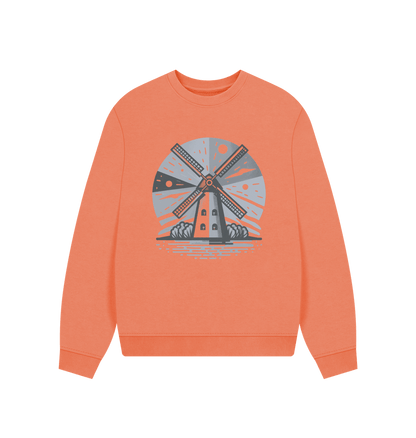 Windmill Women's Oversized Fit Organic Sweatshirt - Loom & Sprout
