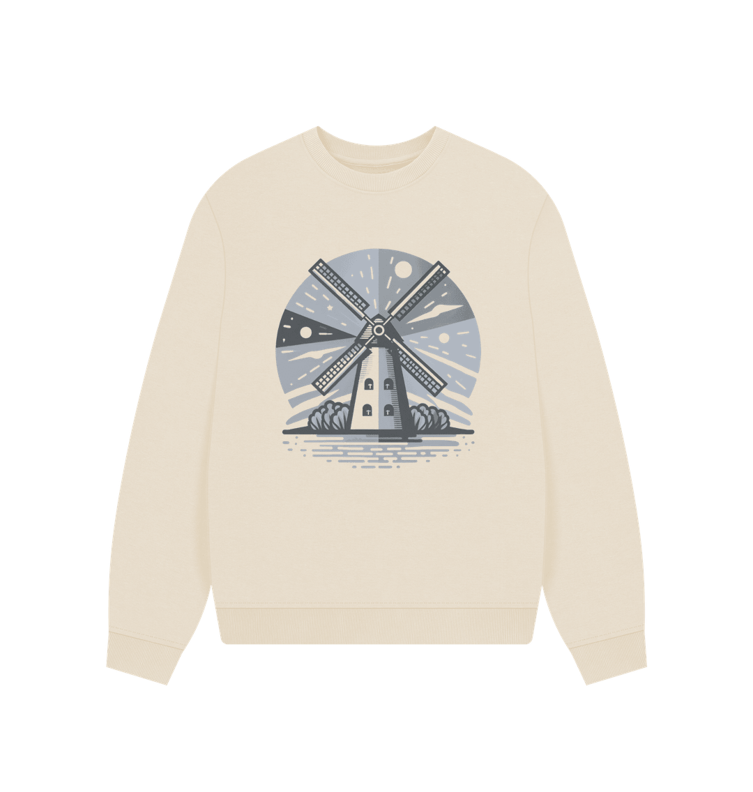 Windmill Women's Oversized Fit Organic Sweatshirt - Loom & Sprout
